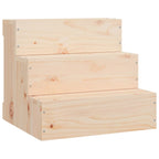 vidaXL Haustiertreppe 40x37,5x35 cm Massivholz Kiefer