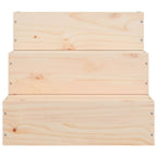 vidaXL Haustiertreppe 40x37,5x35 cm Massivholz Kiefer