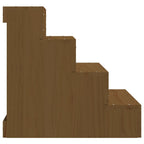 vidaXL Haustiertreppe Honigbraun 40x49x47 cm Massivholz Kiefer