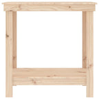 vidaXL Werkbank 80x50x80 cm Massivholz Kiefer