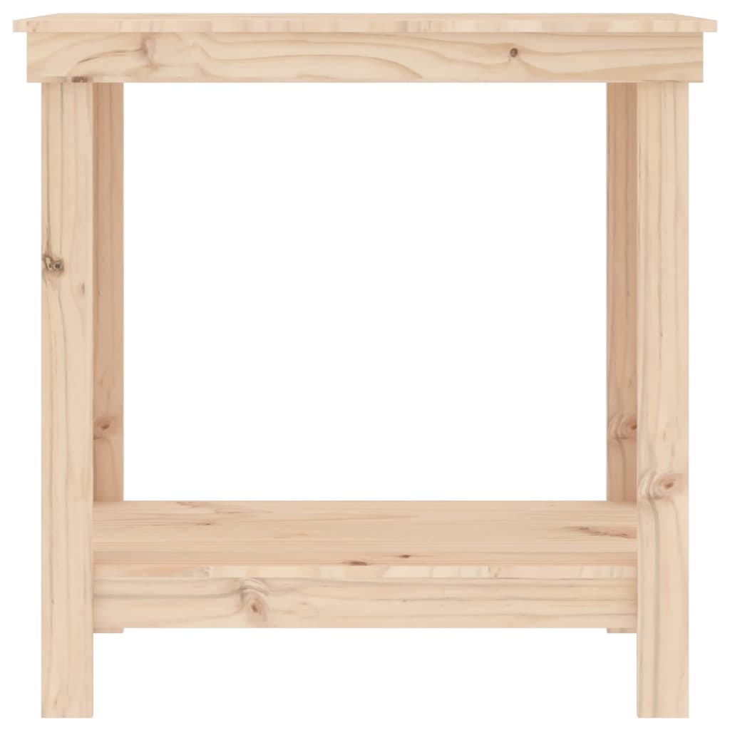 vidaXL Werkbank 80x50x80 cm Massivholz Kiefer