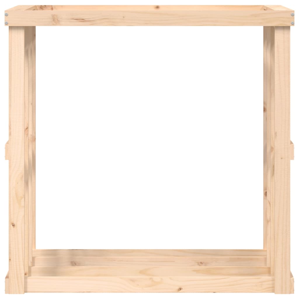 vidaXL Outdoor-Kaminholzregal 108x52x106 cm Massivholz Kiefer