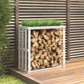 vidaXL Outdoor-Kaminholzregal 108x52x106 cm Massivholz Kiefer