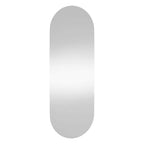 vidaXL Wandspiegel 15x40 cm Glas Oval