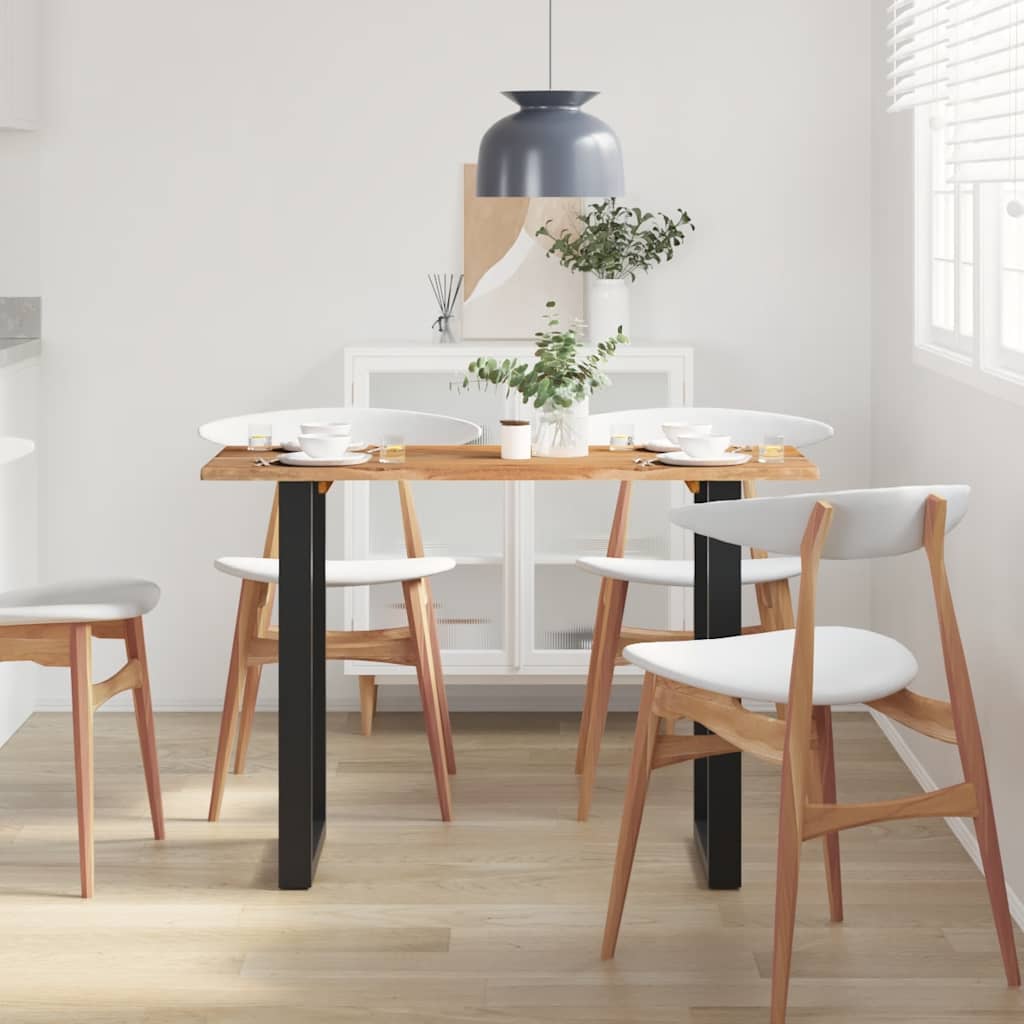vidaXL Esstisch 110x50x76 cm Massivholz Akazie