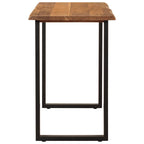 vidaXL Esstisch 110x50x76 cm Massivholz Akazie