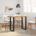 vidaXL Esstisch 110x50x76 cm Massivholz Akazie
