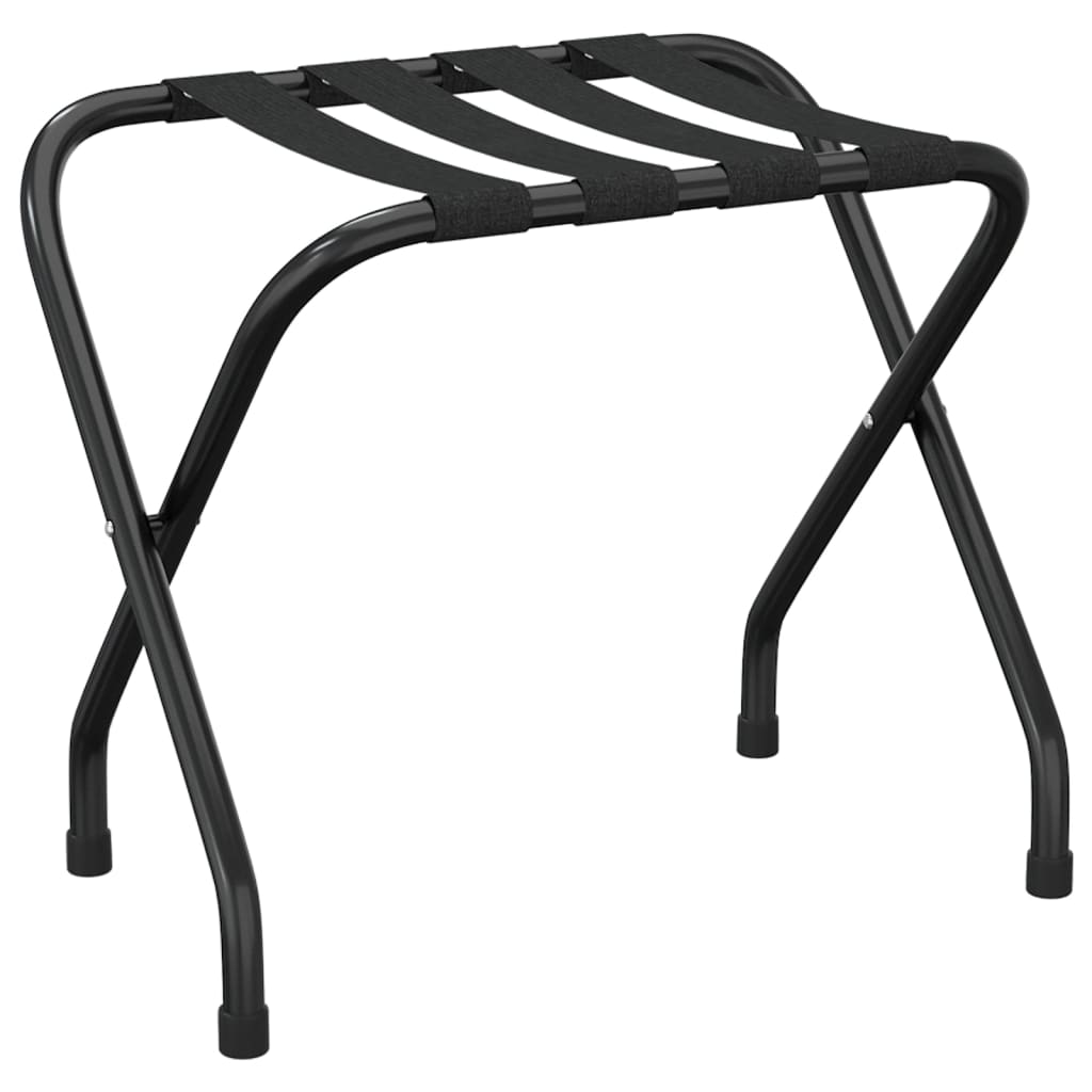 vidaXL Gepäckablage Schwarz 56x40x49 cm