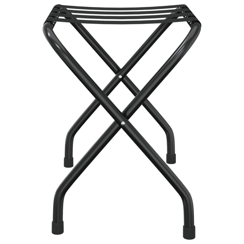 vidaXL Gepäckablage Schwarz 56x40x49 cm