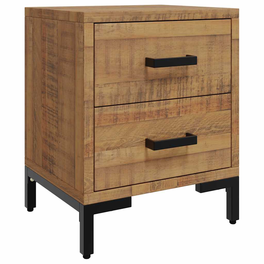 vidaXL Nachttische 2 Stk. 36x30x45 cm Massivholz Kiefer