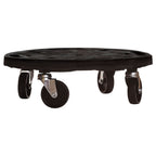 vidaXL Pflanzenroller 5 Stk. 40 cm Durchmesser Schwarz 275 kg