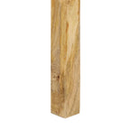vidaXL Esstisch 110x55x76 cm Massivholz Mango