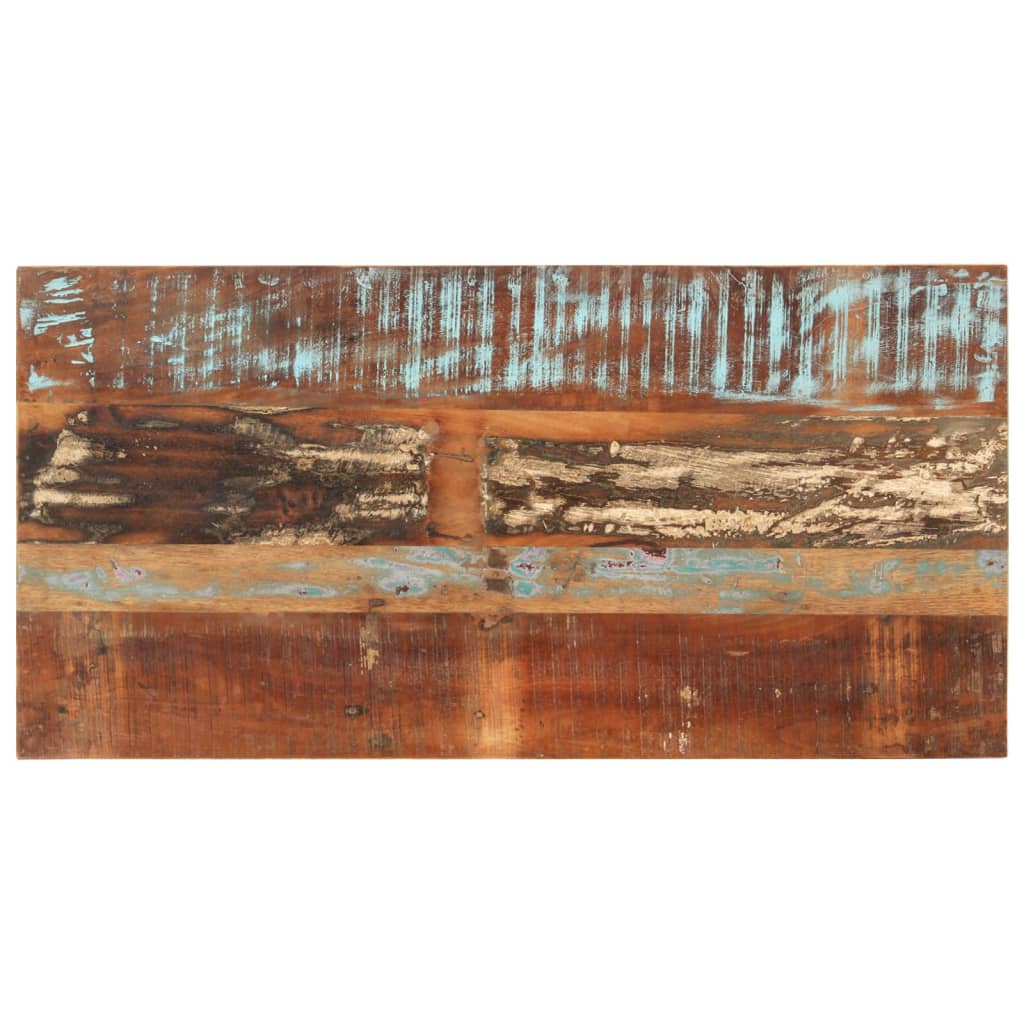 vidaXL Esstisch 110x55x76 cm Altholz Massiv
