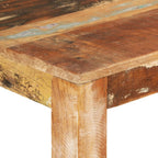 vidaXL Esstisch 110x55x76 cm Altholz Massiv