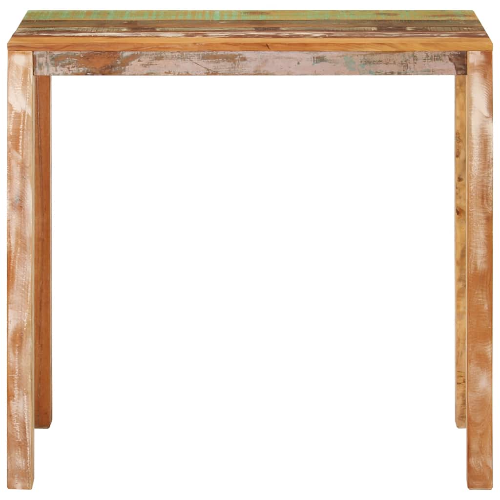 vidaXL Bartisch 112x55x108 cm Altholz Massiv