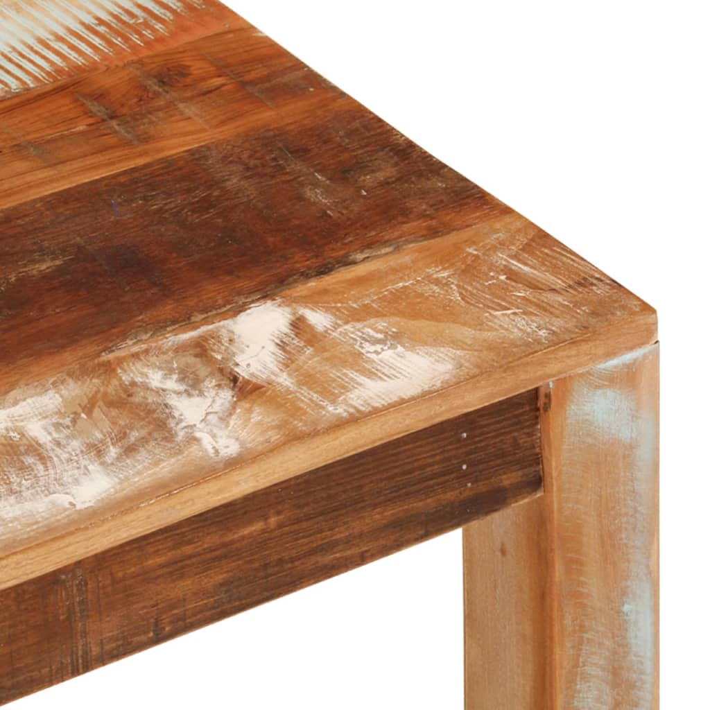 vidaXL Couchtisch 55x55x35 cm Altholz Massiv