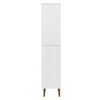 vidaXL Bücherregal MOLDE Weiß 85x35x170,5 cm Massivholz Kiefer