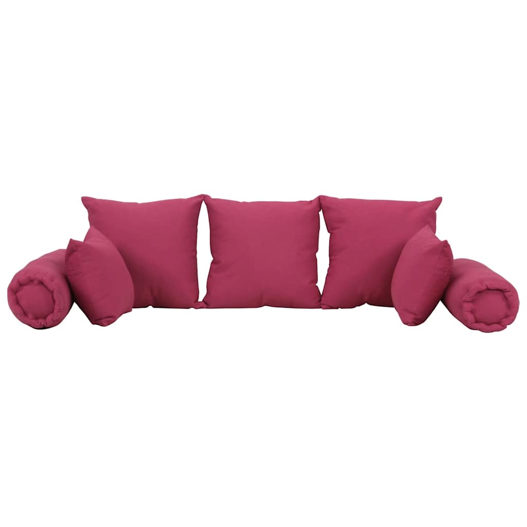 vidaXL 7-tlg. Dekokissen-Set Rosa Stoff