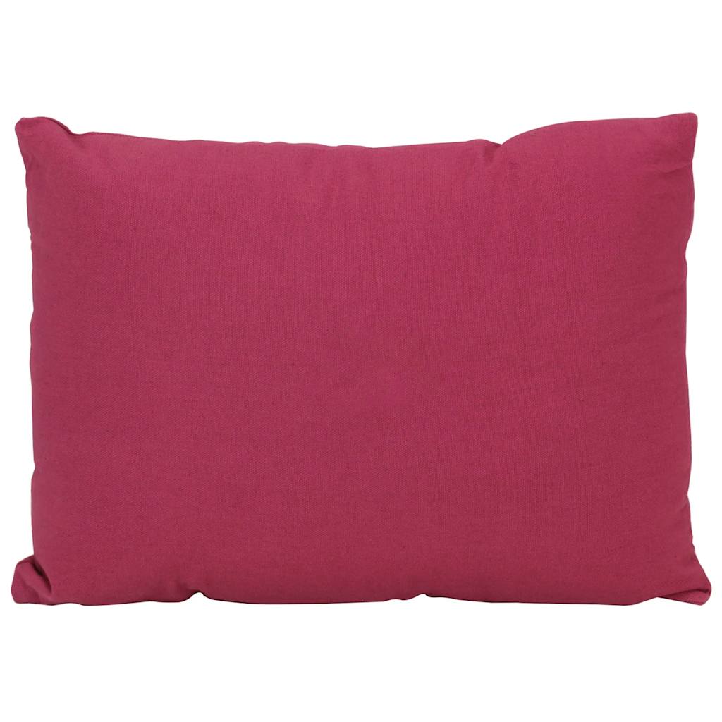 vidaXL 7-tlg. Dekokissen-Set Rosa Stoff