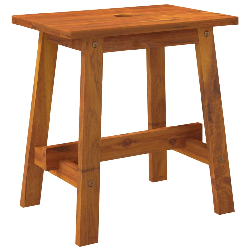 vidaXL Hocker 45x29x45 cm Rechteckig Massivholz Akazie