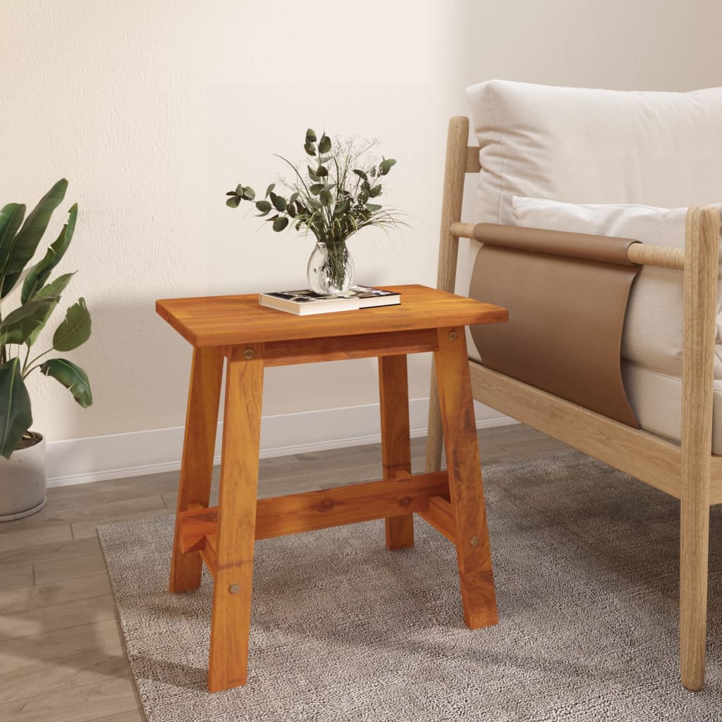 vidaXL Hocker 45x29x45 cm Rechteckig Massivholz Akazie