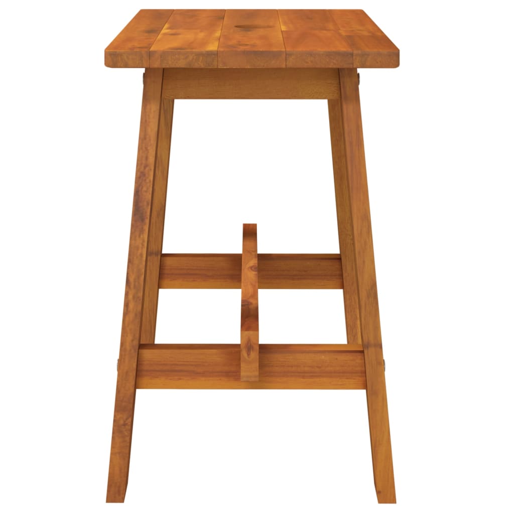 vidaXL Hocker 45x29x45 cm Rechteckig Massivholz Akazie