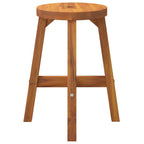 vidaXL Hocker Braun 38x38x45 cm Rund Massivholz Akazie