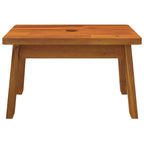 vidaXL Tritthocker 38x26x22 cm Massivholz Akazie