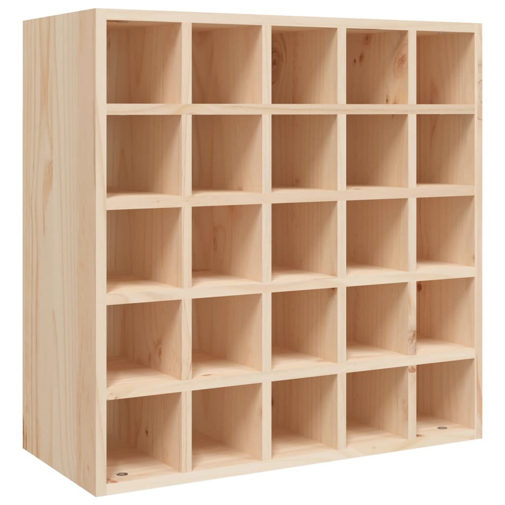 vidaXL Weinschrank 56 x 25 x 56 cm Massivholz Kiefer