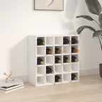vidaXL Weinschrank 56 x 25 x 56 cm Massivholz Kiefer