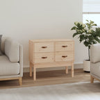 vidaXL Konsolenschrank 90x40x78 cm Massivholz Kiefer