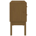 vidaXL Konsolenschrank Honigbraun 90x40x78 cm Massivholz Kiefer