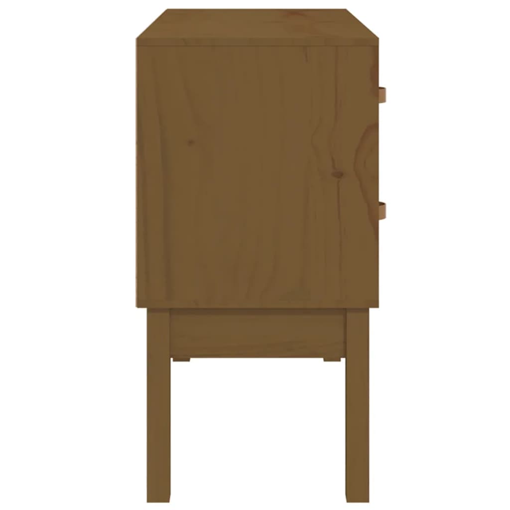 vidaXL Konsolenschrank Honigbraun 90x40x78 cm Massivholz Kiefer