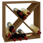vidaXL Weinregal Honigbraun 62x25x62 cm Massivholz Kiefer