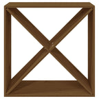 vidaXL Weinregal Honigbraun 62x25x62 cm Massivholz Kiefer