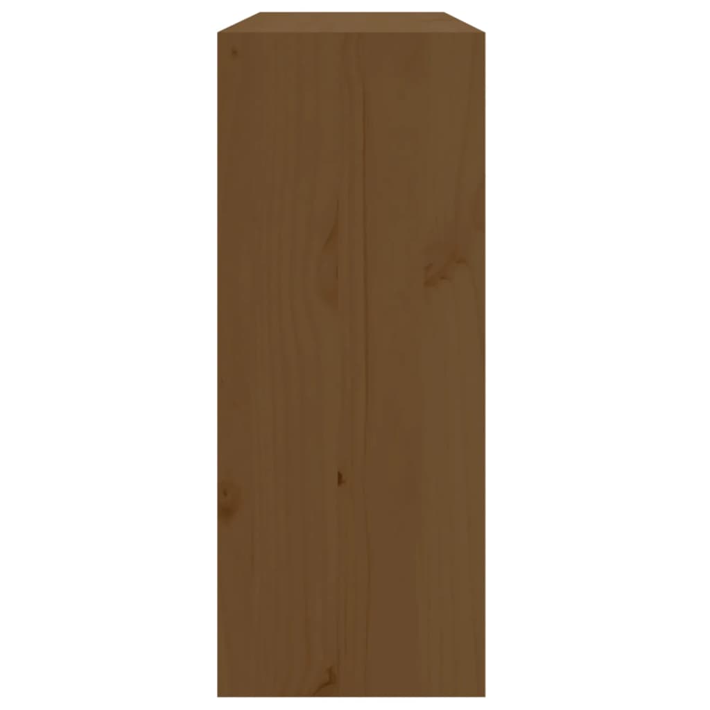 vidaXL Weinregal Honigbraun 62x25x62 cm Massivholz Kiefer