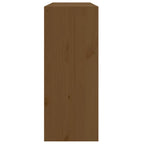vidaXL Weinregal Honigbraun 62x25x62 cm Massivholz Kiefer