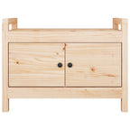 vidaXL Flurbank 80x40x60 cm Massivholz Kiefer