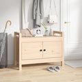 vidaXL Flurbank 80x40x60 cm Massivholz Kiefer
