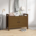 vidaXL Flurbank Honigbraun 80x40x60 cm Massivholz Kiefer
