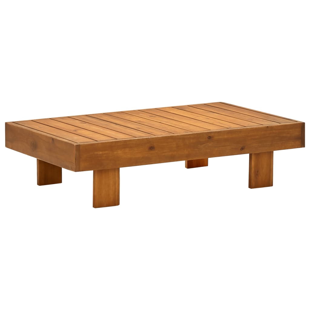 vidaXL 5-tlg. Garten-Lounge-Set mit Dunkelgrauen Kissen Massivholz