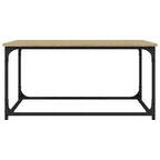 vidaXL Couchtisch Sonoma-Eiche 80x50x40 cm Holzwerkstoff und Eisen