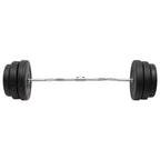 vidaXL Curlstange mit Hantelscheiben 90 kg