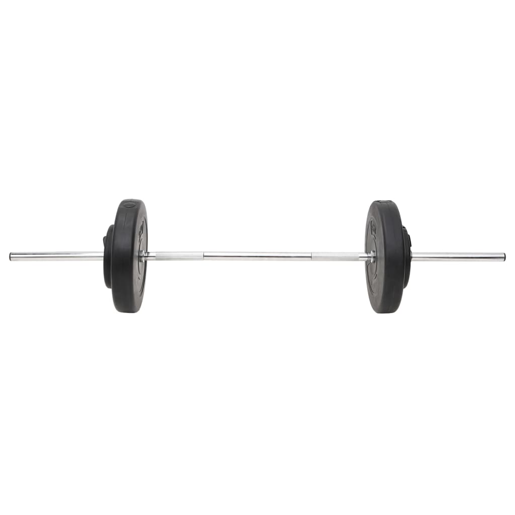 vidaXL Langhantel und Kurzhantel mit Gewichten 60 kg