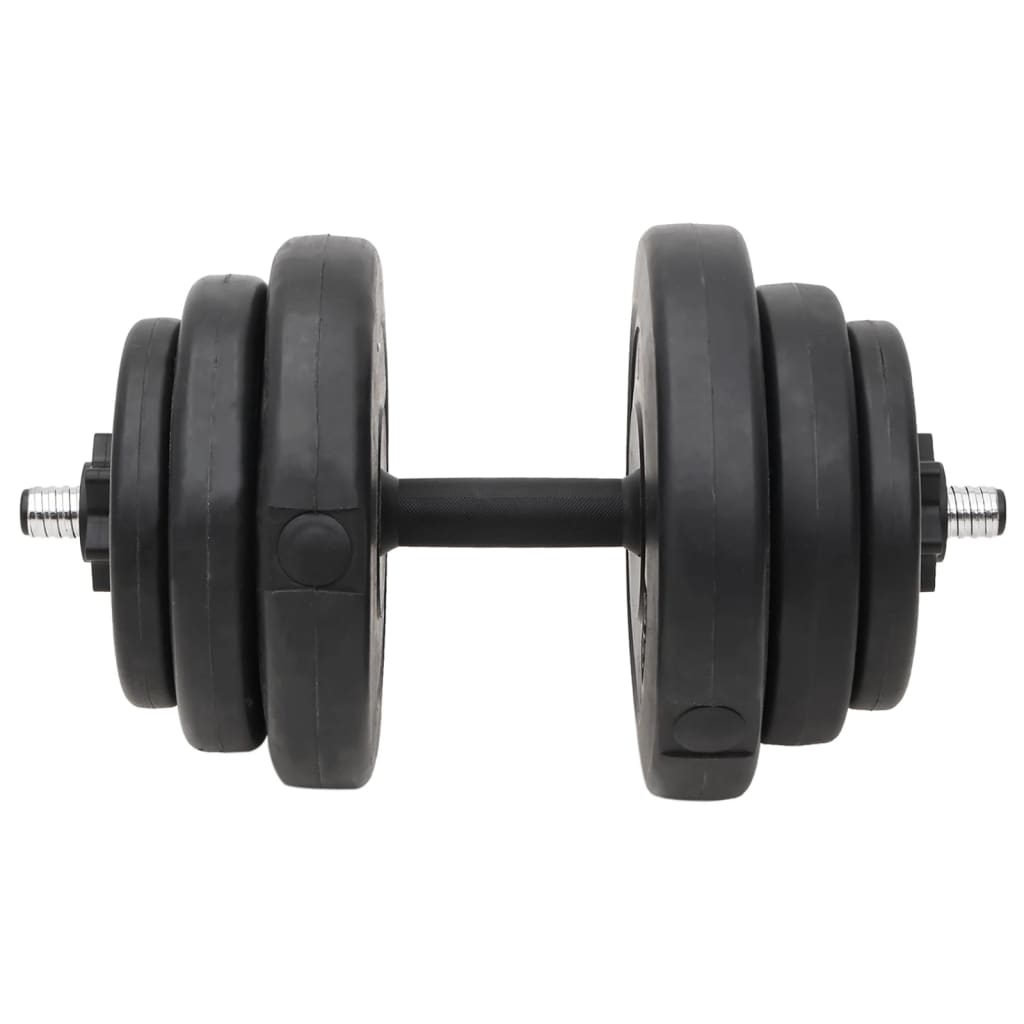 vidaXL Langhantel und Kurzhantel mit Gewichten 60 kg