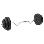 vidaXL Curlhantel und Kurzhantel mit Gewichten 60 kg