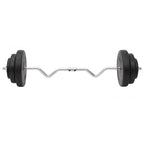 vidaXL Curlhantel und Kurzhantel mit Gewichten 60 kg