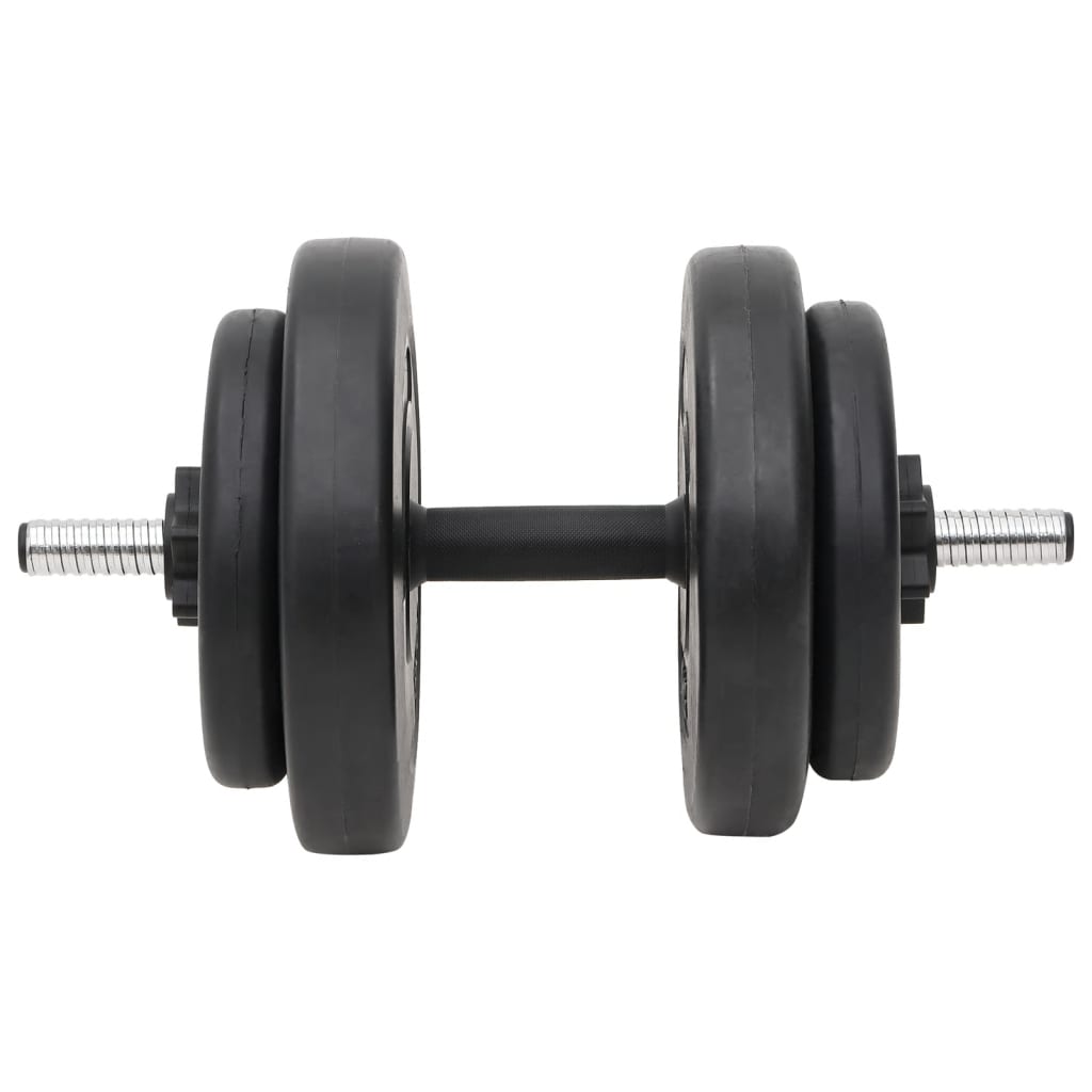 vidaXL Curlhantel und Kurzhantel mit Gewichten 60 kg