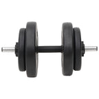vidaXL Curlhantel und Kurzhantel mit Gewichten 60 kg