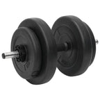 vidaXL Curlhantel und Kurzhantel mit Gewichten 60 kg